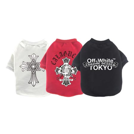 クロムハーツ 犬服 tシャツ